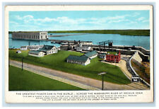 c1920s Greatest Power Dam In The World Keokuk Iowa IA Unposted Postcard picture