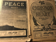 Vintage Christmas Programs Meredith & Tillotson 1919 Christmas in the Heart picture
