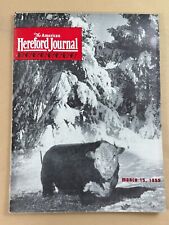 March 15, 1959 American Hereford Journal magazine - ads, photos, articles, etc picture