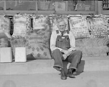 Topeka, Kansas Proprietor of feed store Vintage Old Photo 8.5 x 11 Reprints picture