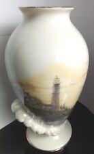 LENOX  THOMAS KINCADE THE CLEARING STORMS VASE 2005 FINAL ISSUE FINE IVORY CHINA picture