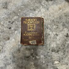 The Rocky Mountain Souvenir Playing Cards Vintage VERY RARE- No Joker Included picture