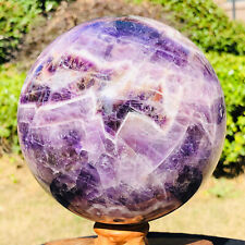 2530g  Natural Dream Amethyst Quartz Crystal Sphere Ball Reiki Healing  FH551 picture