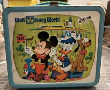 Vintage Walt Disney World Metal Lunch Box By Aladdin Industries No Thermos picture