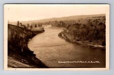 Ox-Bow, MI-Michigan, RPPC: Scenic Muskegon River c1910, Vintage Postcard picture