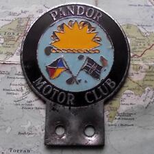 Old Vintage Chrome Car Mascot Badge :  The Pandor Motor Club picture