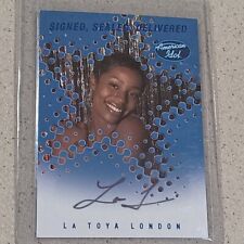 La Toya London 2004 Fleer American Idol Autograph Auto Card #SSD-LL. Pre-owned  picture