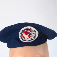 Vintage WALLY BYAM Caravanners Cali-Fame Beret Hat Blue WBCCI Airstream S picture