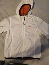 Harley Davidson Women's SMALL hooded jacket zip up EXCELLENT Condition picture