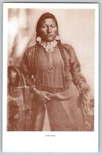 Native American Indian Chief Black & White Portrait Postcard: 