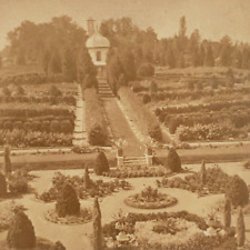 Shaw's Garden St Louis Stereoview c1880 Missouri Botanical Kilburn Antique D718 picture