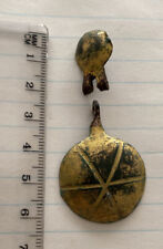 MEDIEVAL. 12TH/13TH CENTURY. GILDED BRASS HORSE PENDANT. DATING TO CIRCA 1200. picture