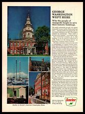 1968 Sinclair OIl Maryland State House Capitol Building Annapolis Print Ad picture