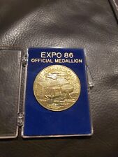 Vintage 1986 Vancouver BC Expo 86 Official Medallion picture
