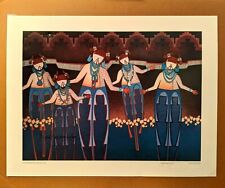 Signed Large Print by Hopi Artist David Dawangyumptewa Tasap-Manas *Navajo Girls picture