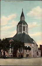 First Baptist Church ~ Topeka Kansas KS ~ c1910 ~ salesman stamp? picture