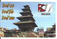 QSL 2015 Nepal   radio card    picture