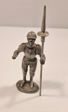 Myths & Legends by Veronese W.U.I. Pewter Knight Holding a Lance 9.5H X 4W cm picture