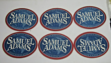 VTG Samuel Adams Oval Coasters Lot of Six picture