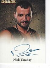 2009 Spartacus: Blood and Sand Auto/Au Card Signed by Nick Tarabay as Ashur picture