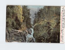 Postcard Adirondack Mountains Looking Down Wilmington Falls New York USA picture