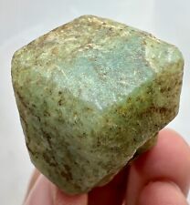 163 CT Ultra Rare Full Terminated Dot Tenebrescent Green Hackmanite Crystal @AFG picture