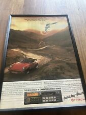 Framed 1986 Original Porsche 911 930 Cabriolet Magazine Advert Man Cave Wall Art picture