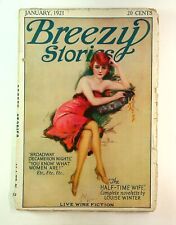 Breezy Stories and Young's Magazine Pulp Jan 1921 Vol. 11 #3 VG- 3.5 picture