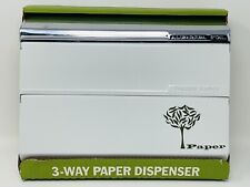 NOS Vintage Pantry Queen Foil Wax Paper Metal Kitchen Dispenser NEW White picture