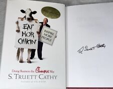 SIGNED S. Truett Cathy Book Eat Mor Chikin Doing Business the Chick-Fil-A Way picture