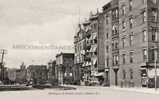 1908 Hoboken NJ Washington & 11th St Corner Store Vintage Postcard Art Print picture