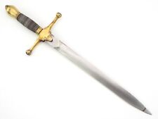 Very Large Ottoman Turkey Naval Dagger With Brass Mounts. picture