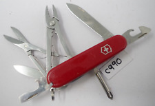 Red Victorinox Deluxe Tinker Pocket Knife Swiss Army SwissChamp Multi-Tool Blade picture