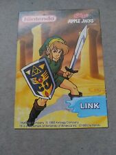 1993 Kellogg's Apple Jacks Nintendo Legend of Zelda Link Trading Card picture