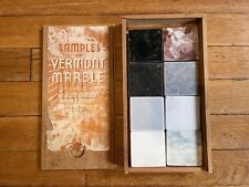 VINTAGE Vermont Marble Company Salesmen Samples & Box picture