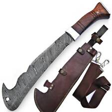 Custom & Handmade Damascus Steel Bill Hook knife / Full Tang knife Hunting knife picture