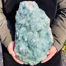 10160gNatural Green Mineral Specimen Fluorite Crystal Quartz Eengry Stone picture