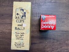 Adams Cups & Balls Magic Trick + Royal Magic Pentro Penny - Both Complete picture
