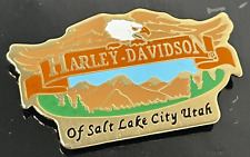 Harley Davidson Salt Lake City Utah Motorcycle Vest Pin picture