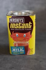Vintage 1970’s Hershey's Instant Real Chocolate Flavor  Tin Can Container picture