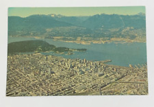 Aerial View of Downtown Vancouver, B. C., Canada, Postcard picture