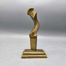 Modernist Forcola for Gondola Bronze Table Sculpture picture