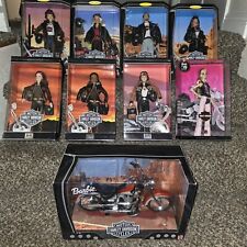 Lot of Harley Davidson Barbies & Motorcycle ( See Description For Details) picture