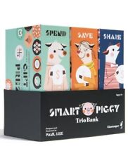 Smart Piggy Trio Bank 3-in-1 Educational Money Management Box For Kids New picture