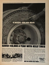 PRINT AD 1963 Kelly Springfield Tires Feature Pacific Clay Products Alberhill CA picture