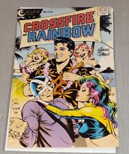 CROSSFIRE AND RAINBOW #4 DAVE STEVENS Elvis Presley Cover GGA 1986 Eclipse FN/VF picture