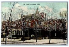 1911 The Kahler Building Dirt Road Winter Rochester Minnesota Antique Postcard picture