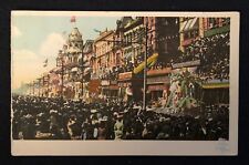1909 Carnival Mardi Gras Canal Str. New Orleans La. Vint Color Post Card  picture