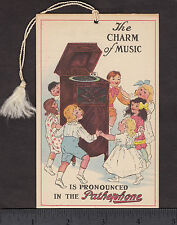 c 1916 Antique Pathephone Victor Buffalo NY Progressive Pedro Advertising Card picture