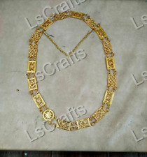 Masonic Collar GRAND LODGE METAL CHAIN picture